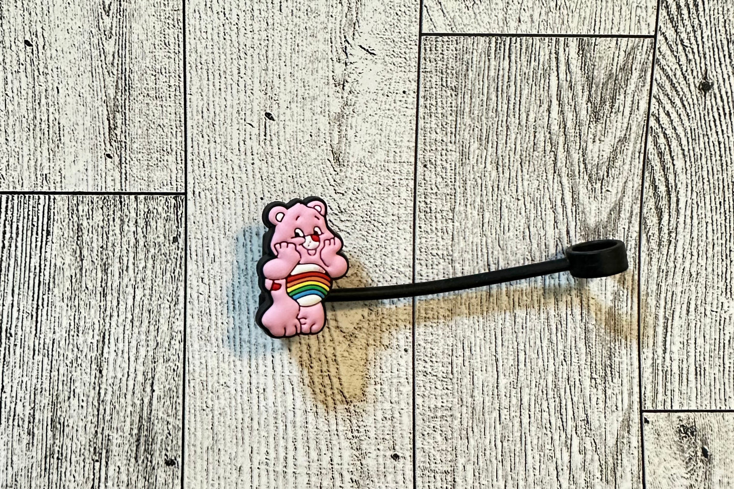 Colorful, Cuddly, Unique Belly Badge Straw Toppers