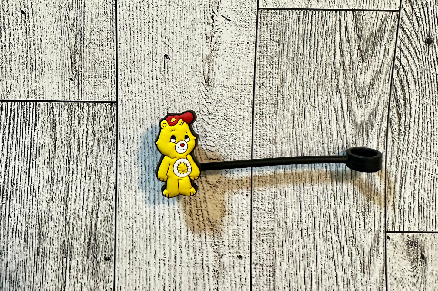 Colorful, Cuddly, Unique Belly Badge Straw Toppers