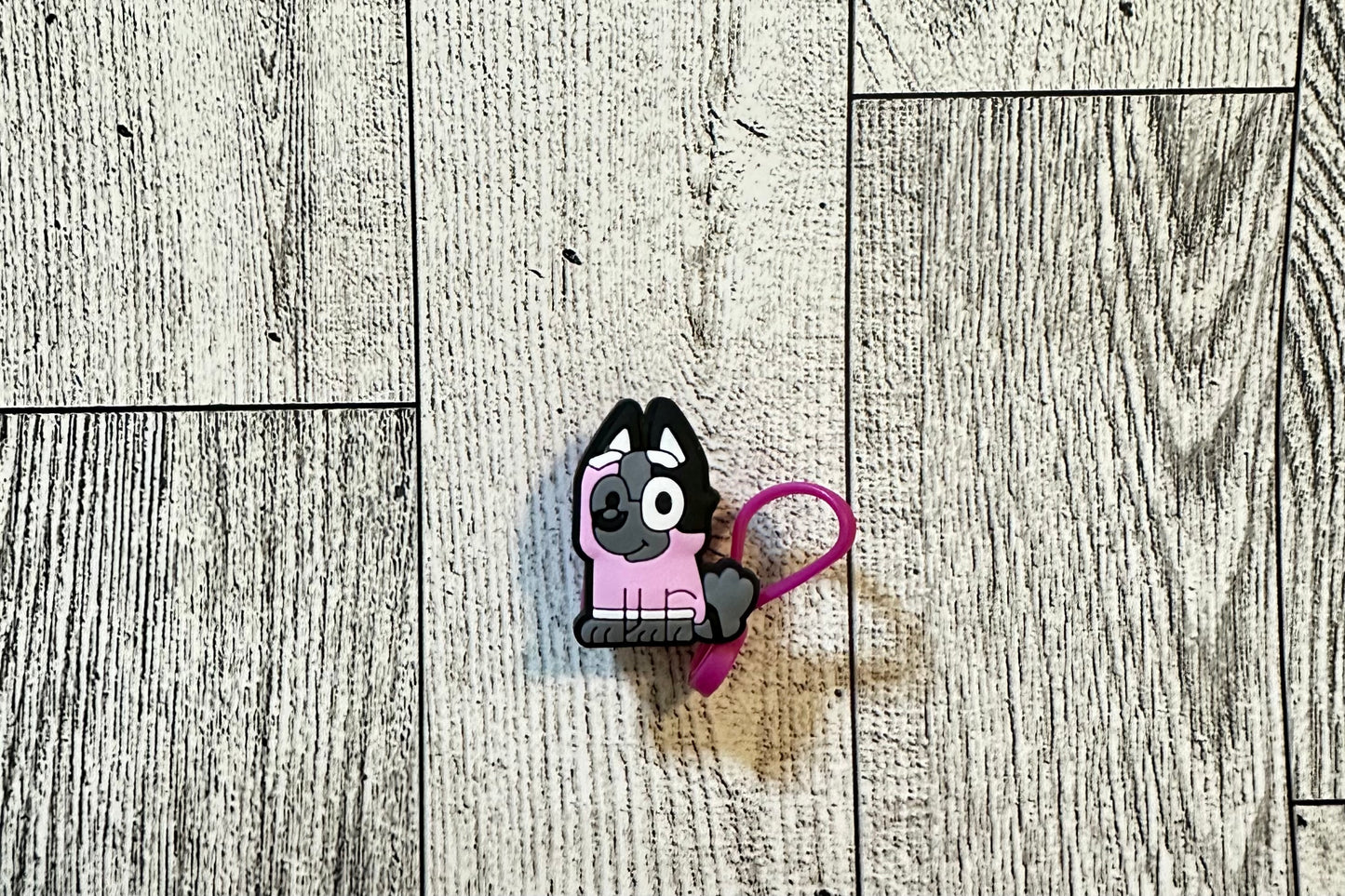Blue Heeler Dog Characters Straw Toppers 2
