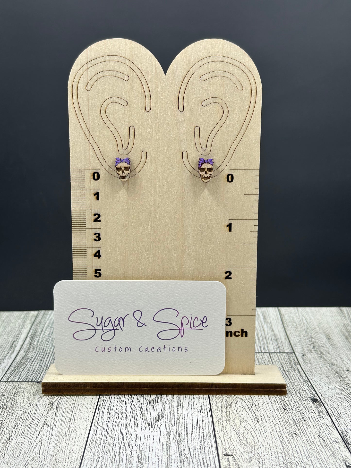 Skeleton Women Studs