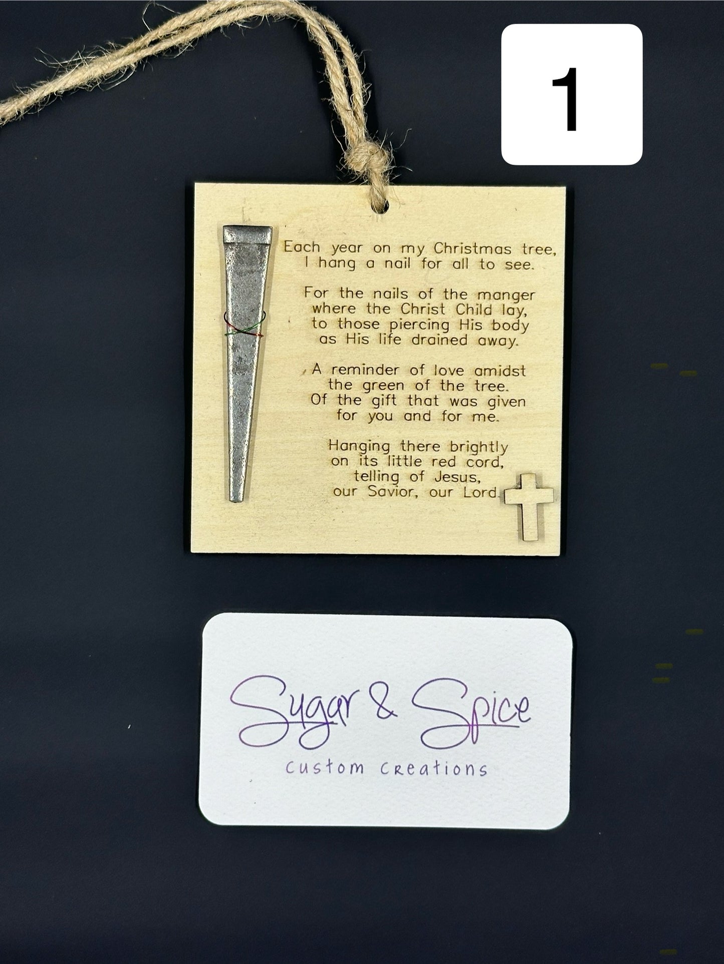 Jesus Cross Ornament