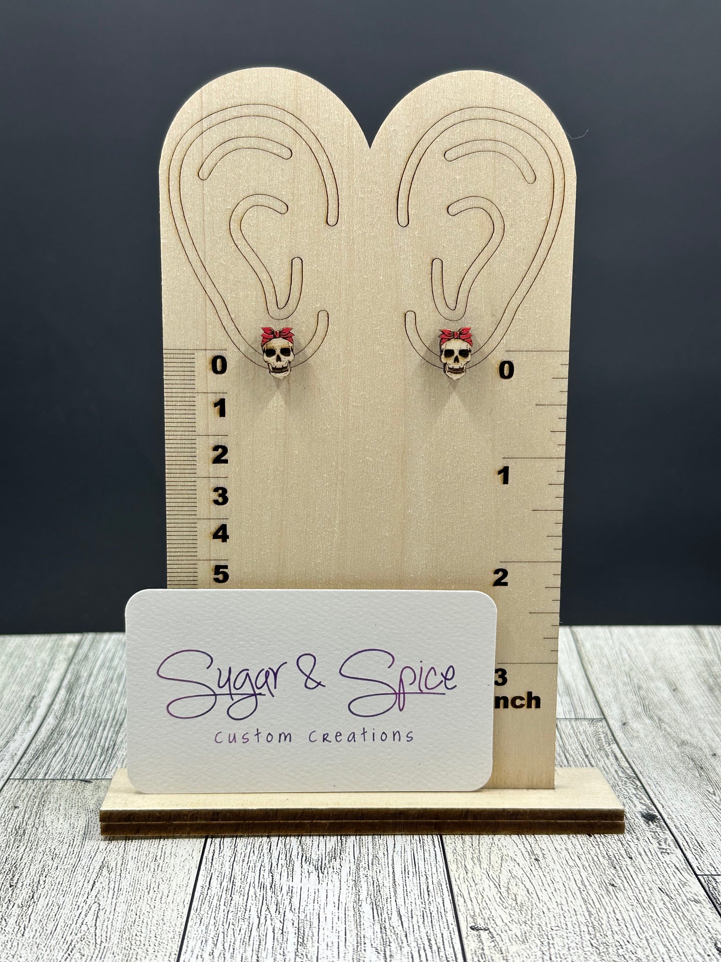 Skeleton Women Studs