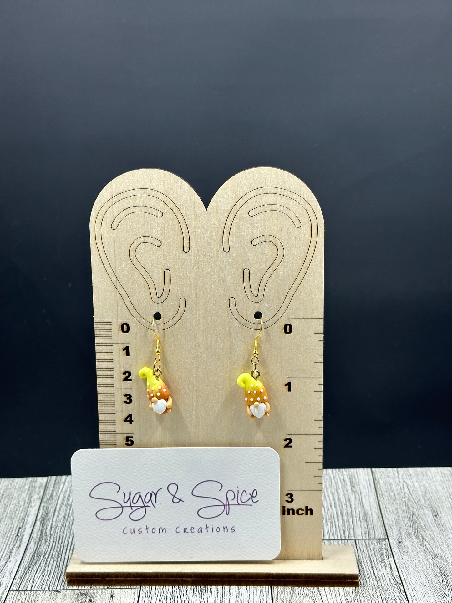 Mini Clay Gnome Earrings