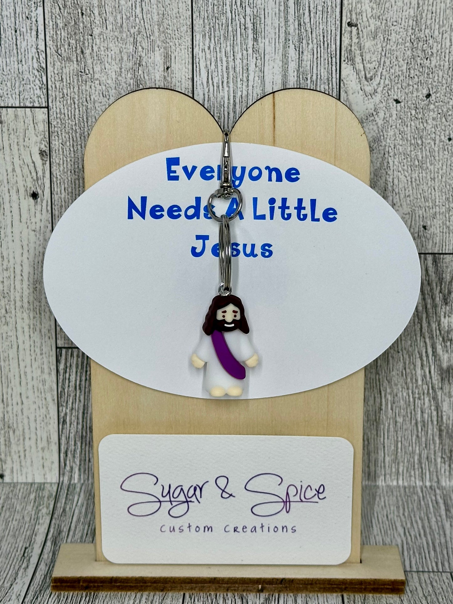 Everyone Needs A Little Jesus Keychains