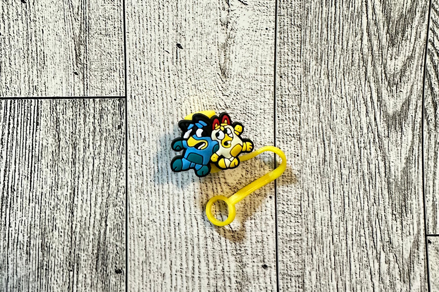 Blue Heeler Dog Characters Straw Toppers 2