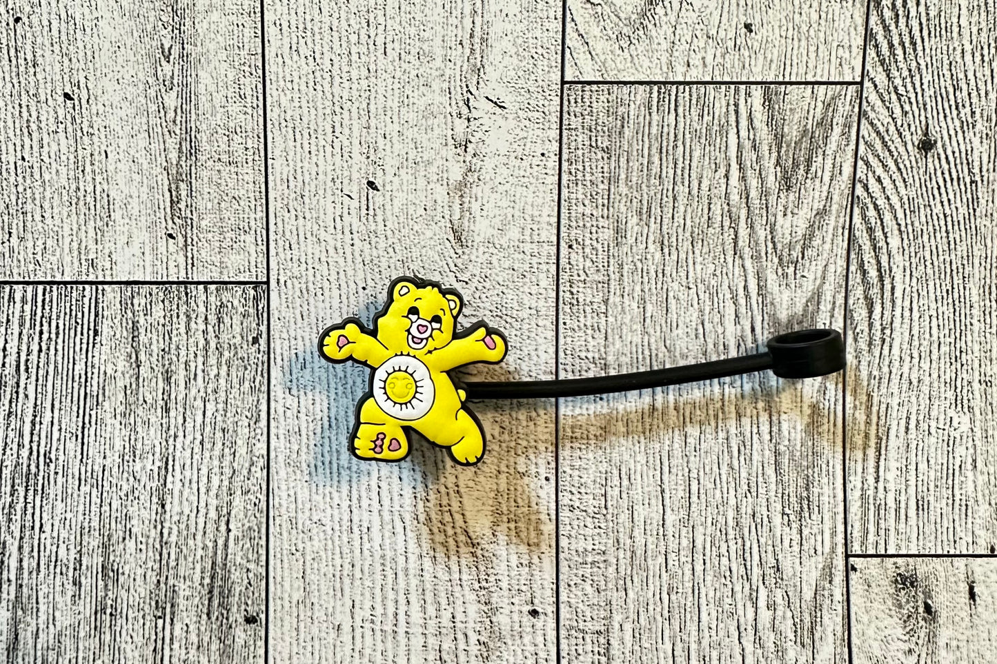 Colorful, Cuddly, Unique Belly Badge Straw Toppers