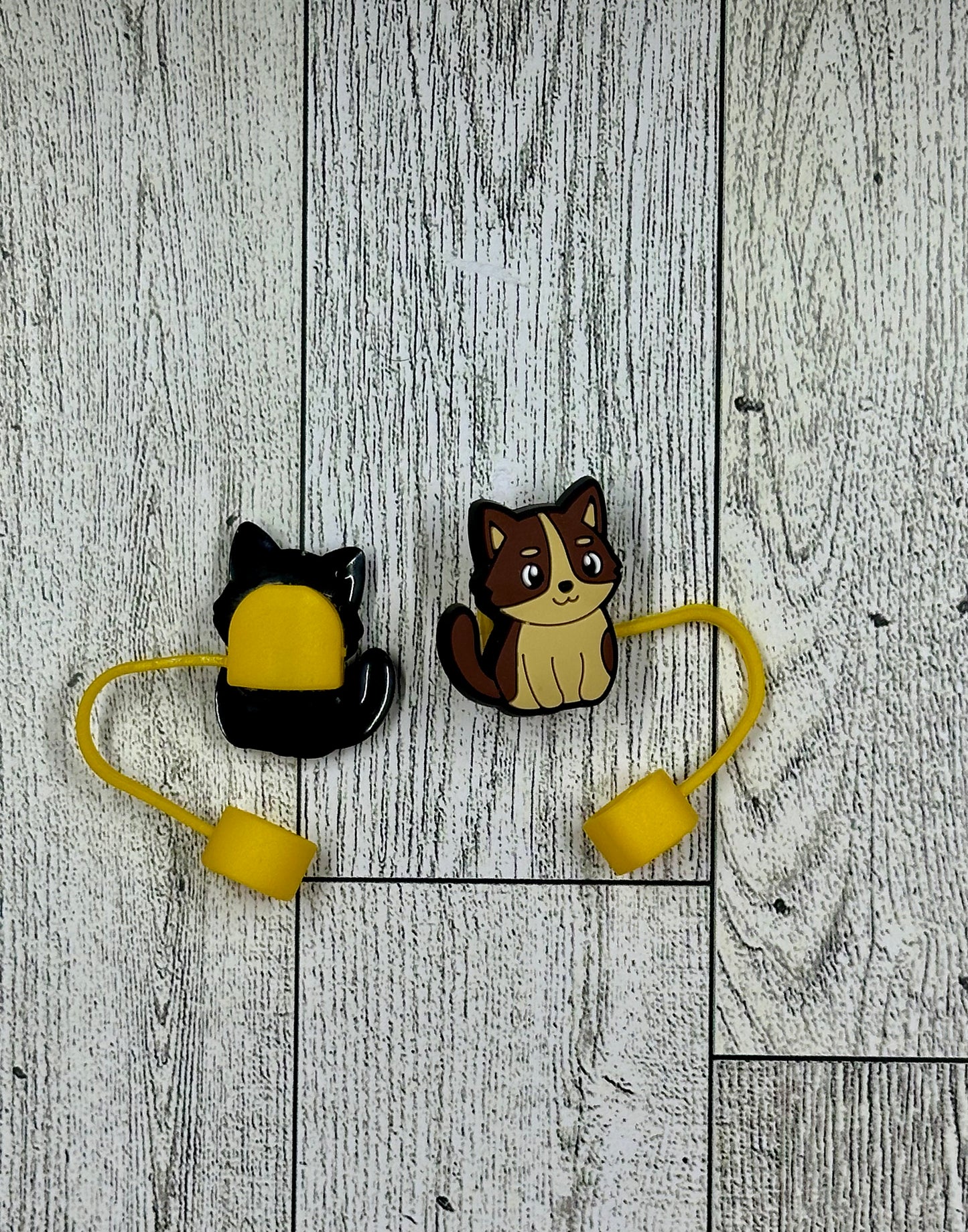 Cat Straw Toppers