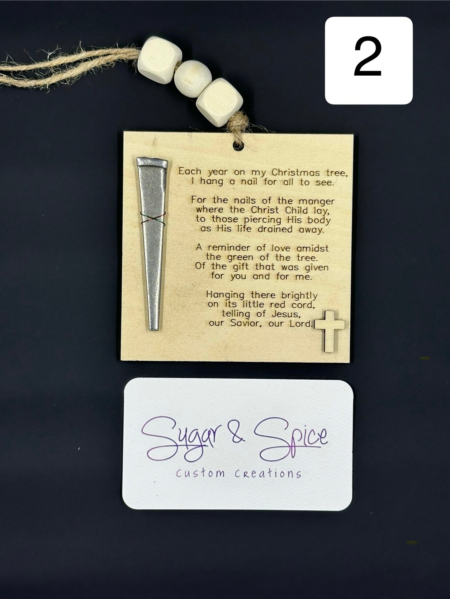 Jesus Cross Ornament