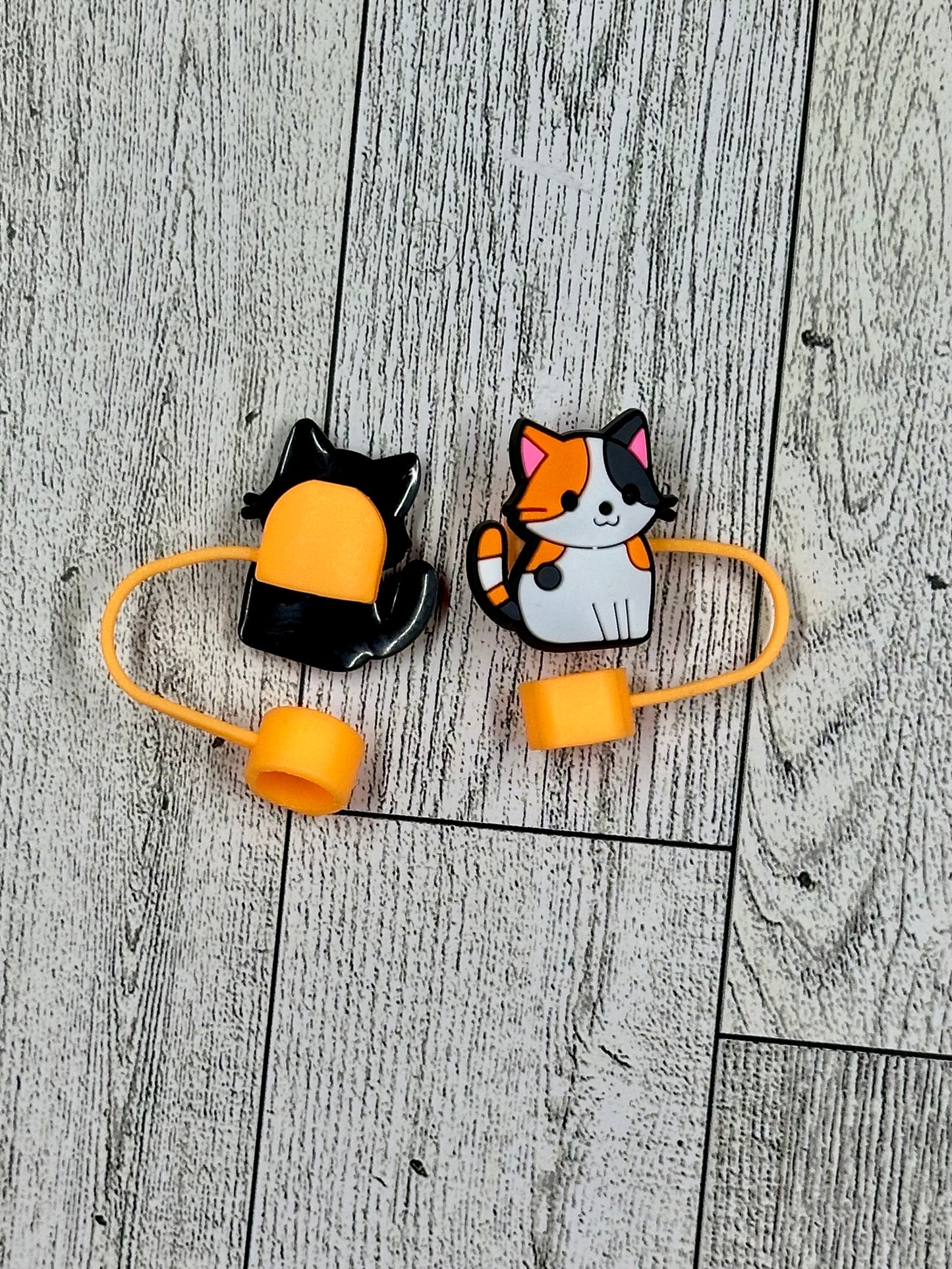 Cat Straw Toppers