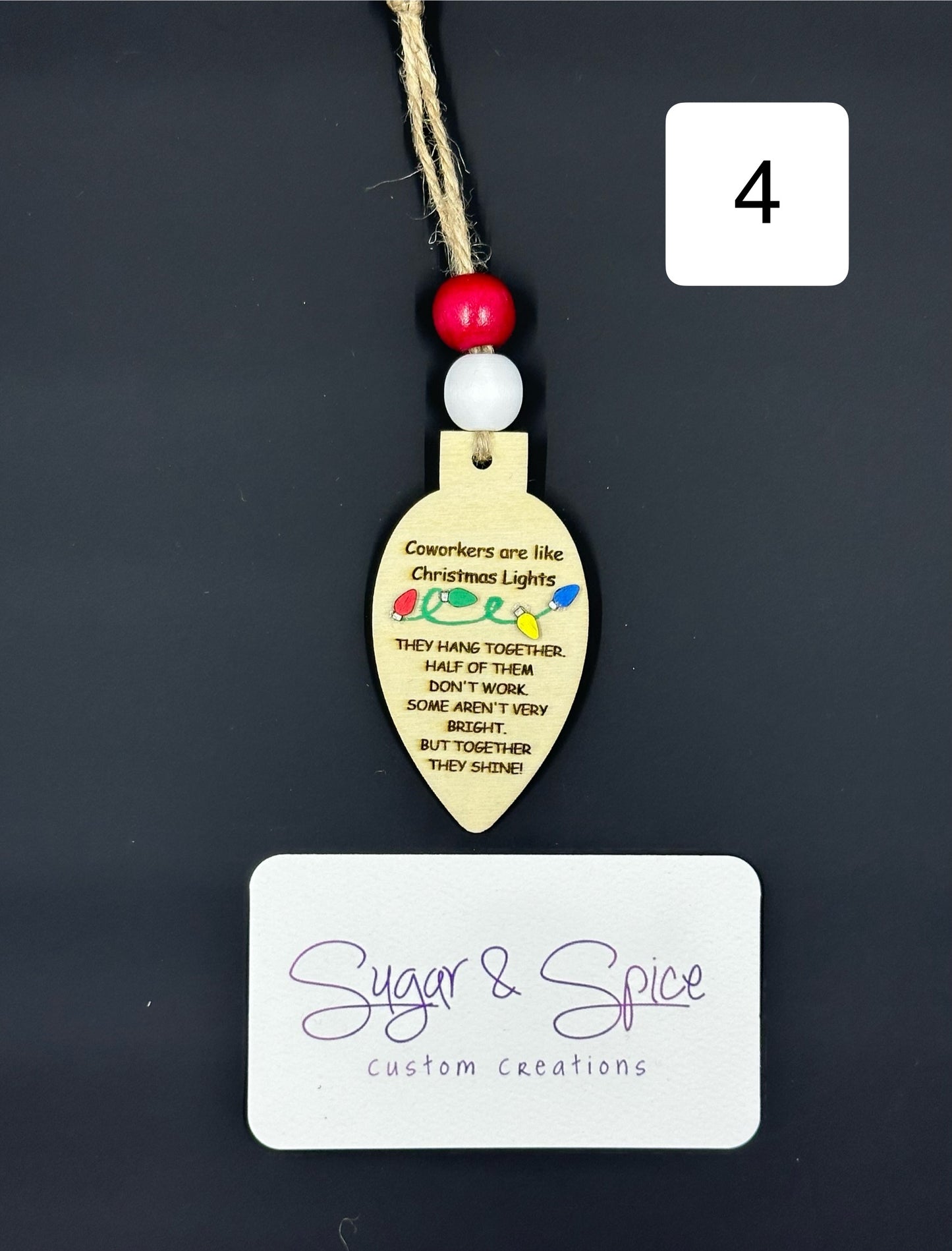 Co-Worker Christmas Ornament