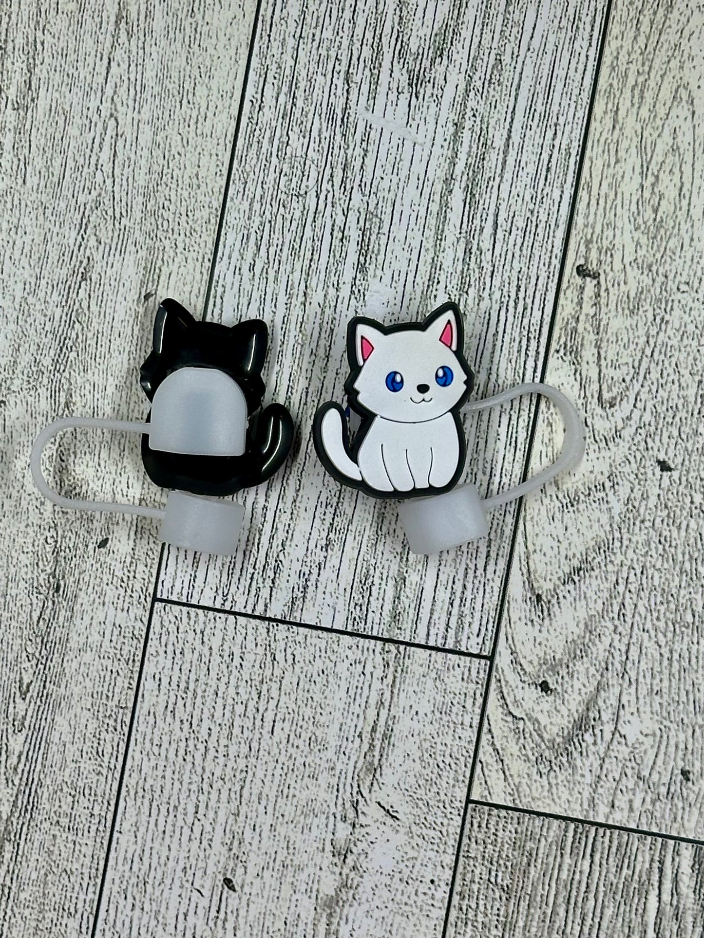 Cat Straw Toppers