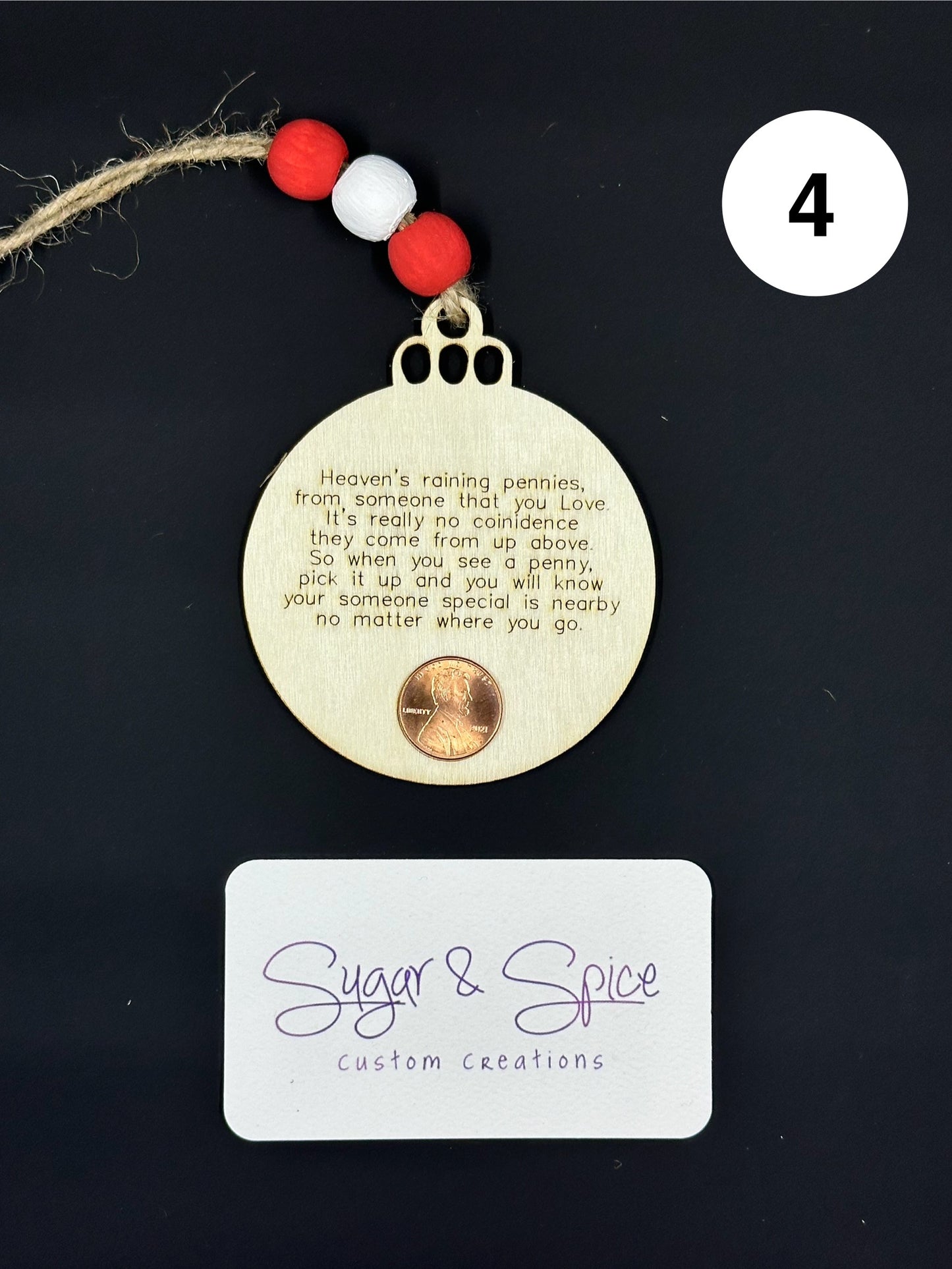 Raining Pennies-Ornament