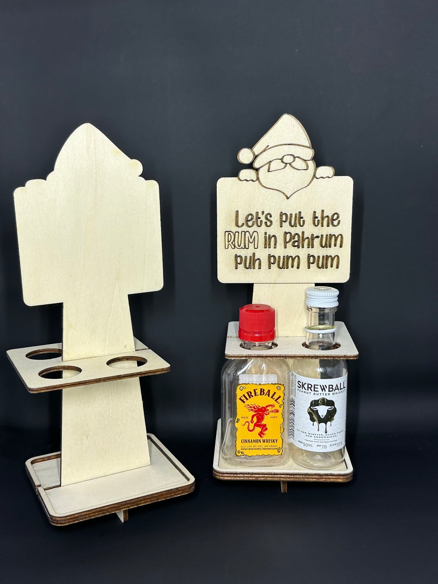 Christmas Mini Alcohol Bottle Display