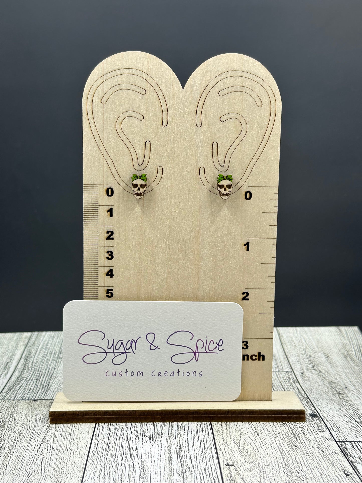 Skeleton Women Studs