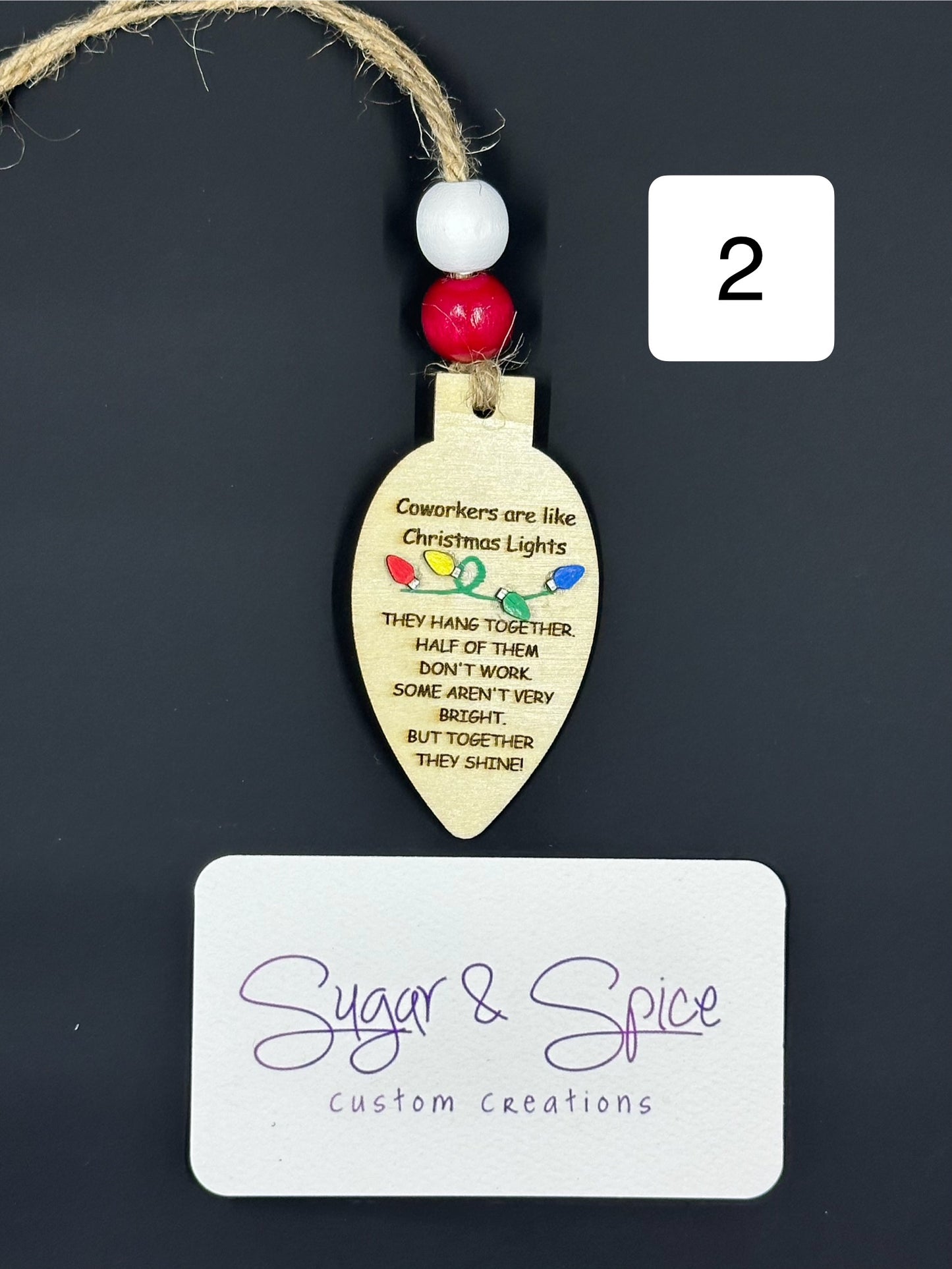 Co-Worker Christmas Ornament