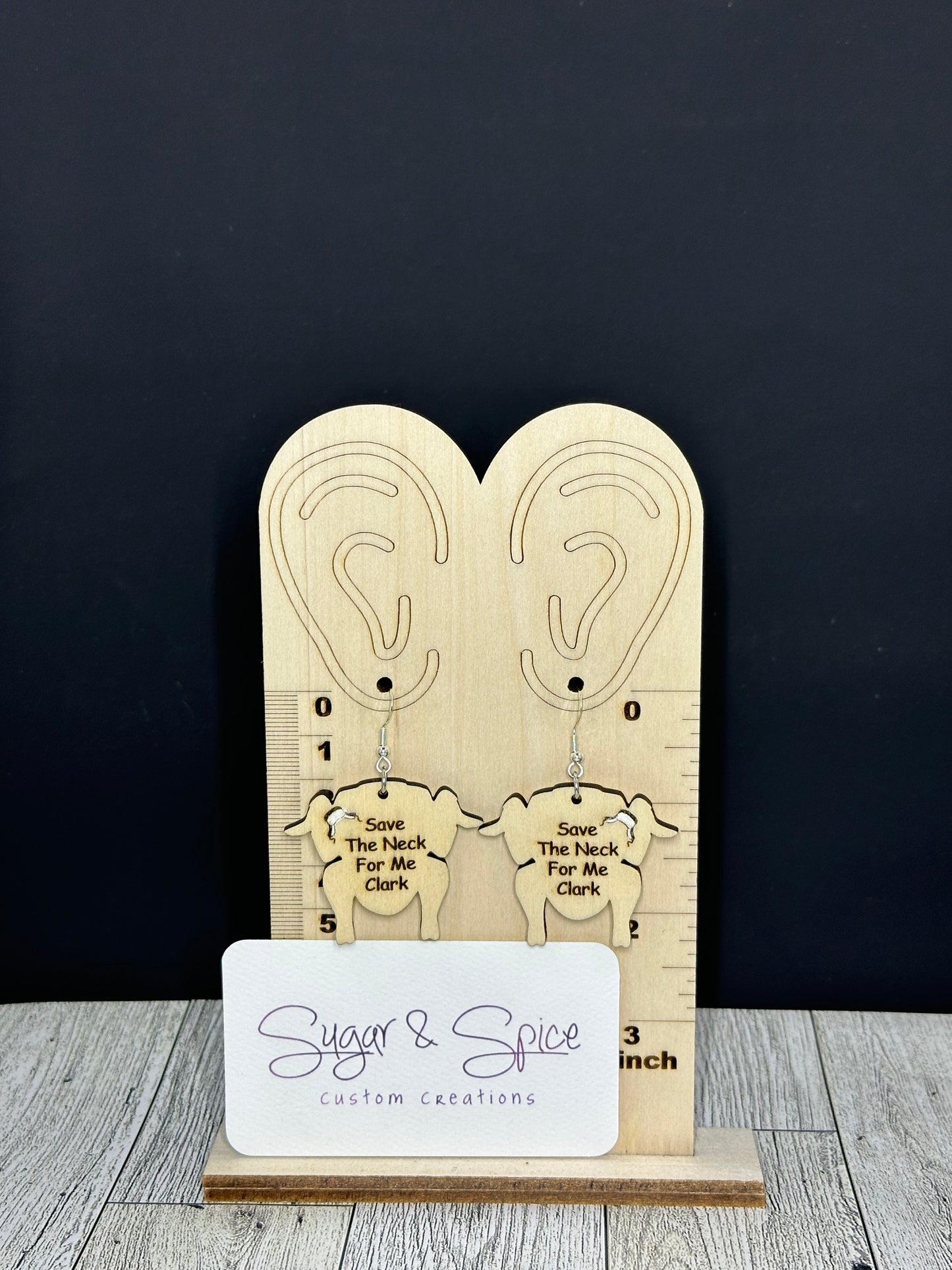 Save The Neck For Me Clark Earrings