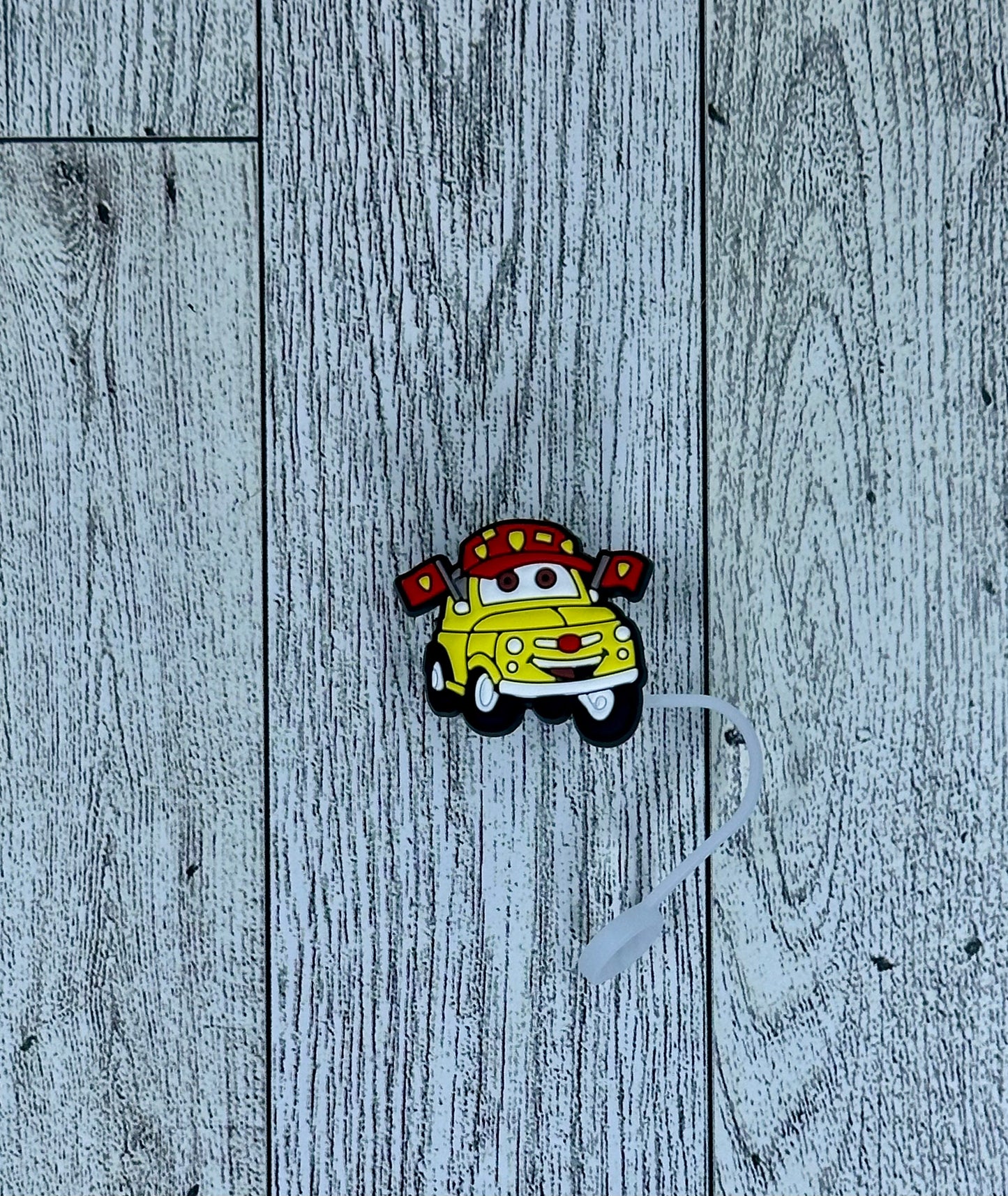Cartoon Cars Straw Toppers