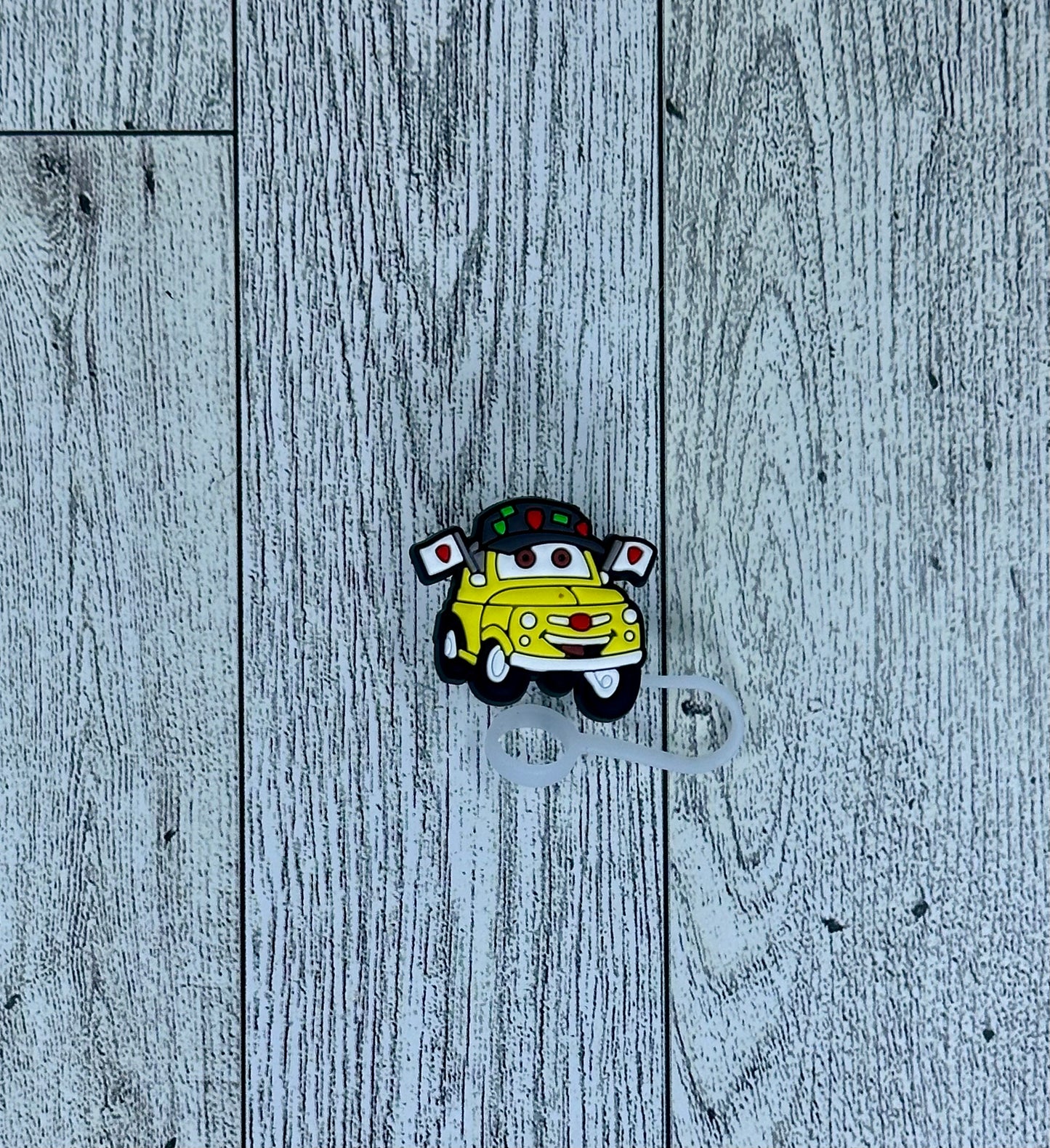 Cartoon Cars Straw Toppers
