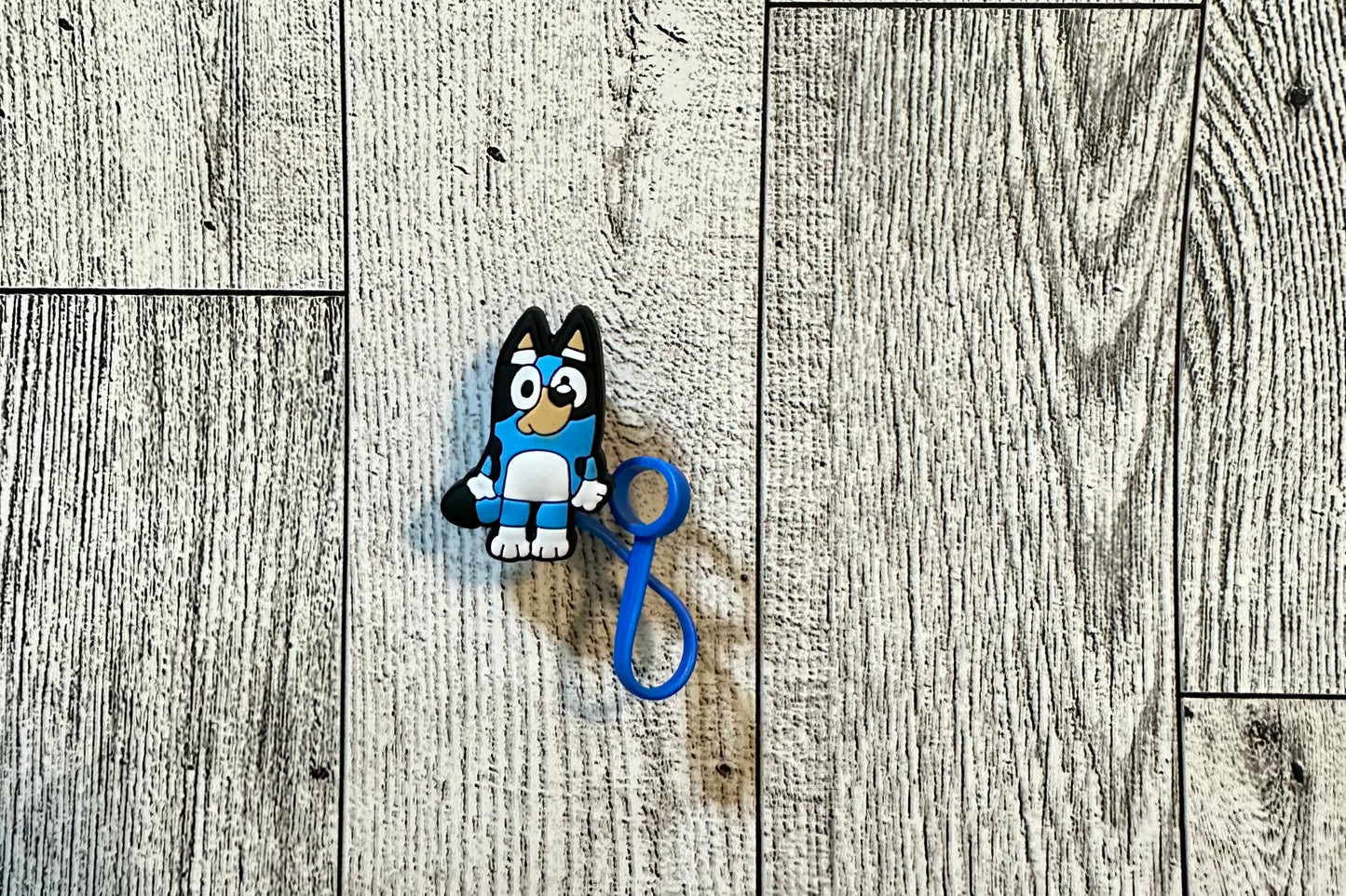 Blue Heeler Character Straw Toppers