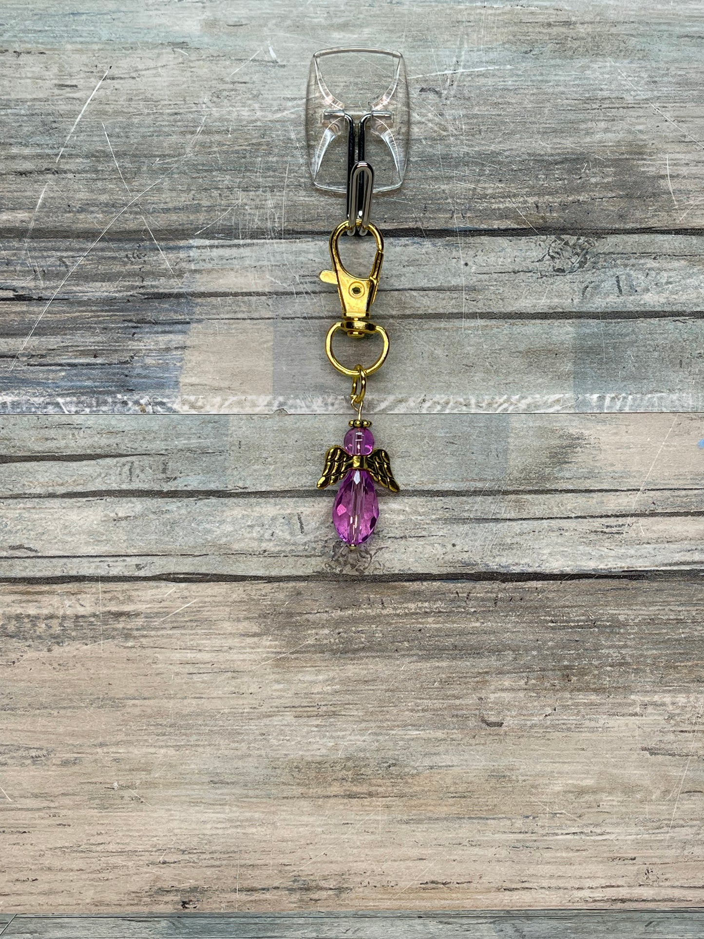 Gold Winged Angel Zipper Pulls