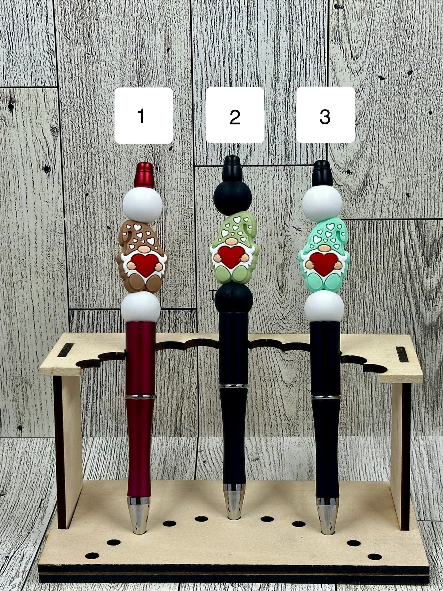 Gnome Silicone Bead Pens Set 2