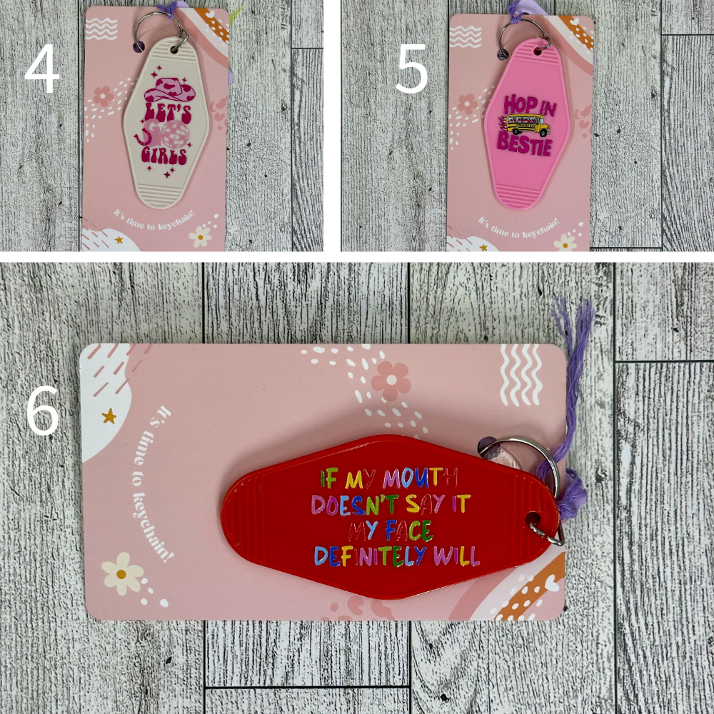 Hotel Keychains Part 2
