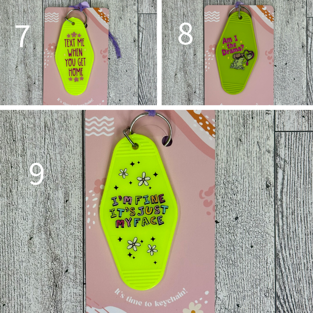 Hotel Keychains Part 2