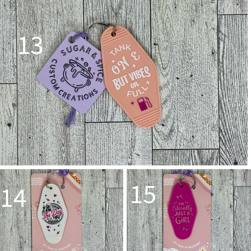 Hotel Keychains Part 2