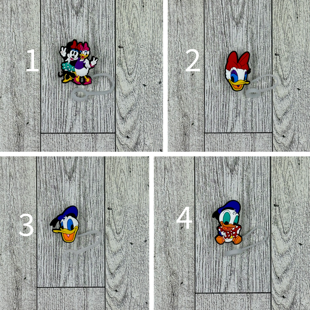 Cartoon Mouse Inspired Straw Toppers