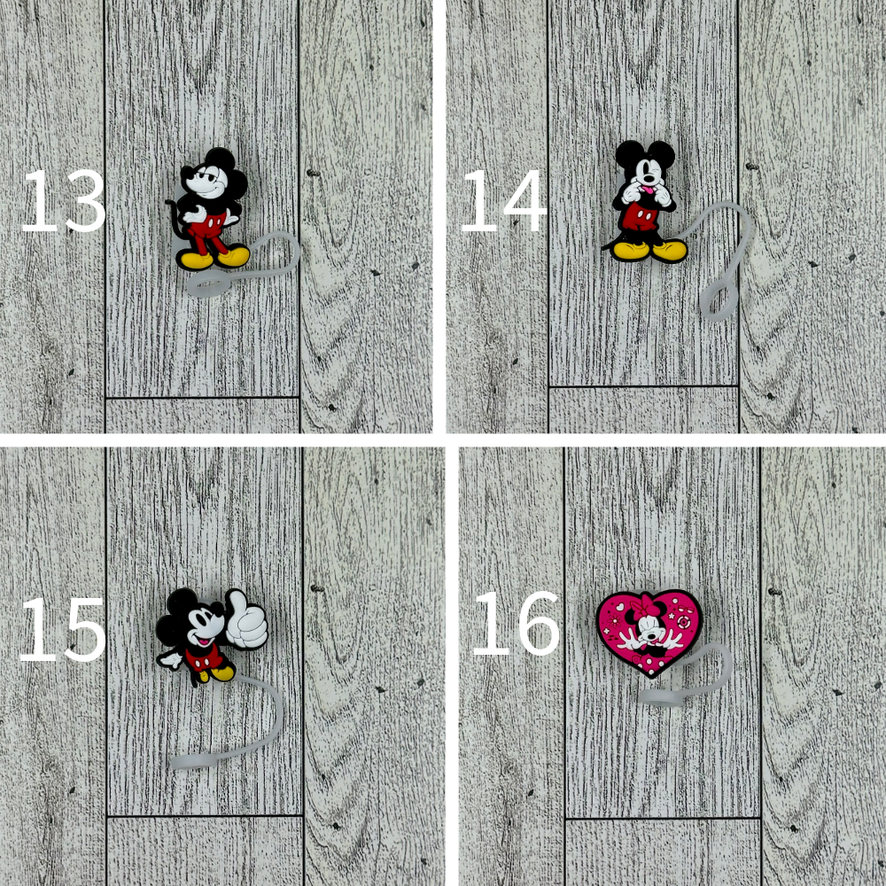 Cartoon Mouse Inspired Straw Toppers