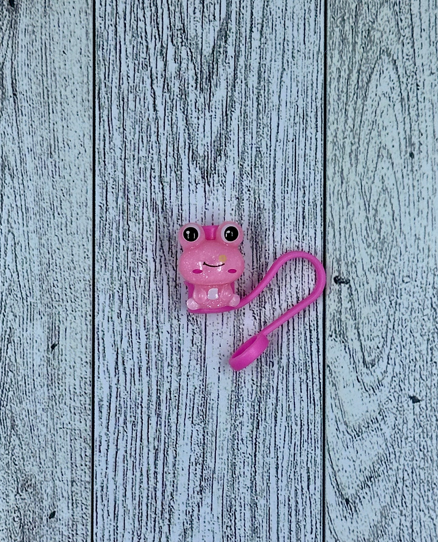 Resin Frog Straw Toppers
