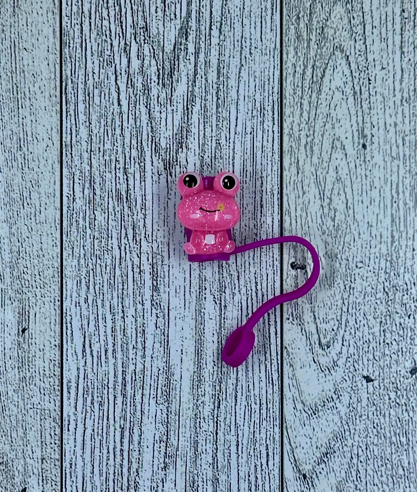 Resin Frog Straw Toppers