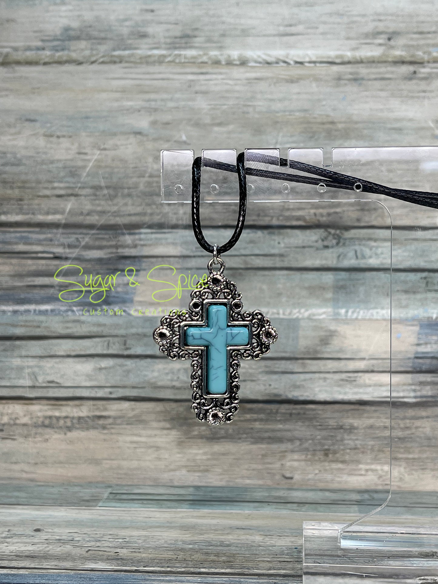 Turquoise Cross Earrings and Necklaces