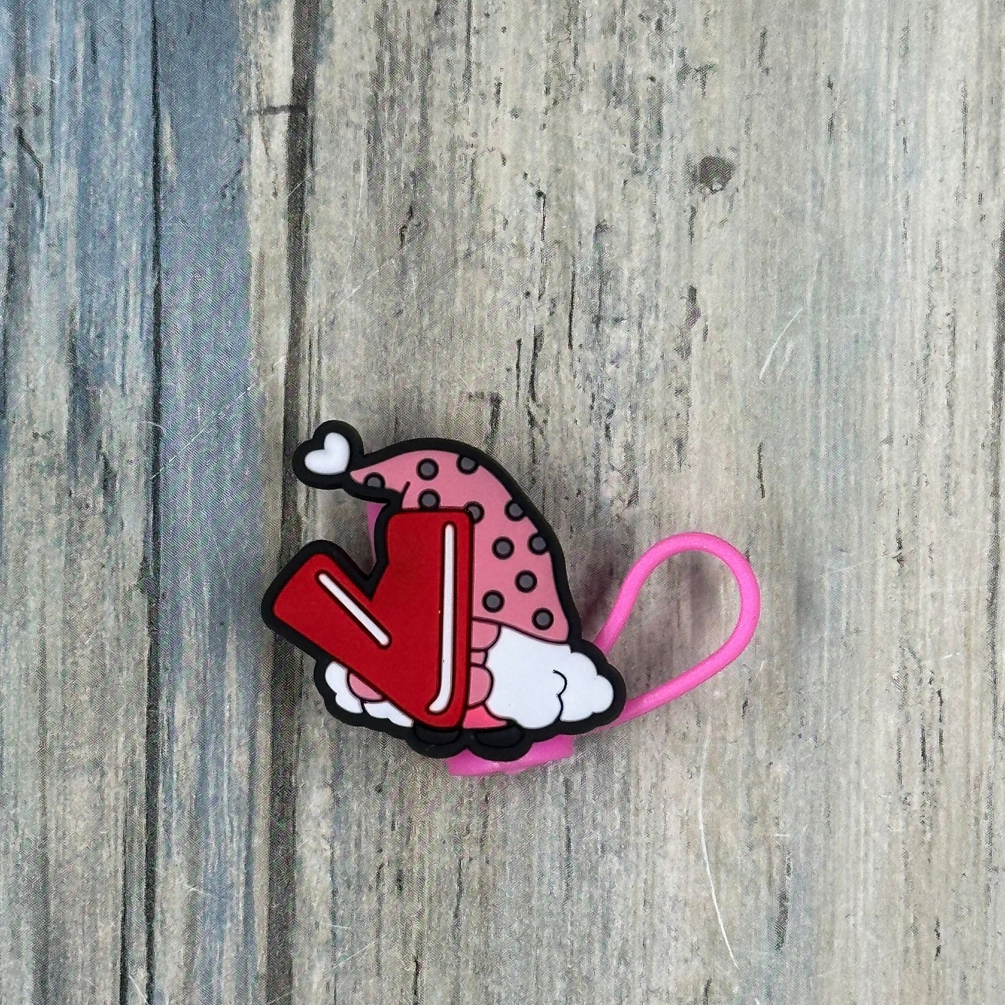 Valentine Gnomes and Valentine Straw Toppers