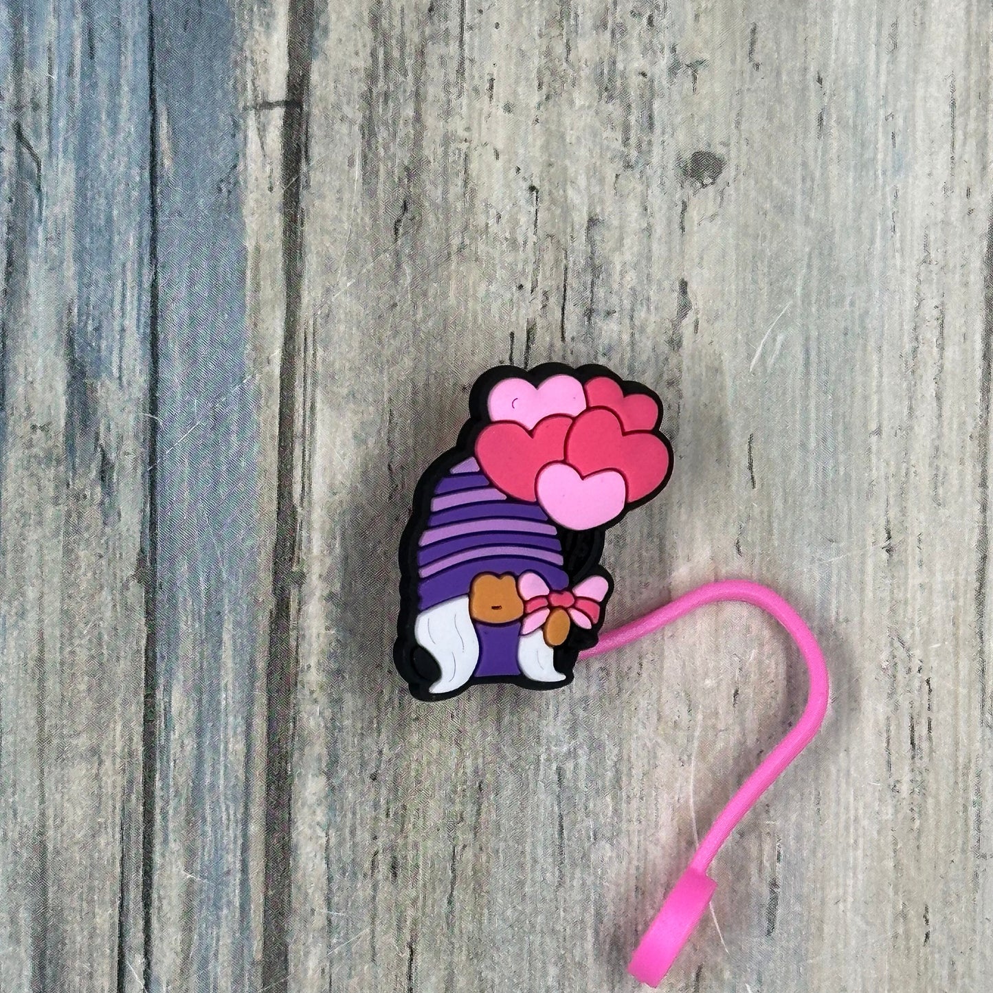 Valentine Gnomes and Valentine Straw Toppers