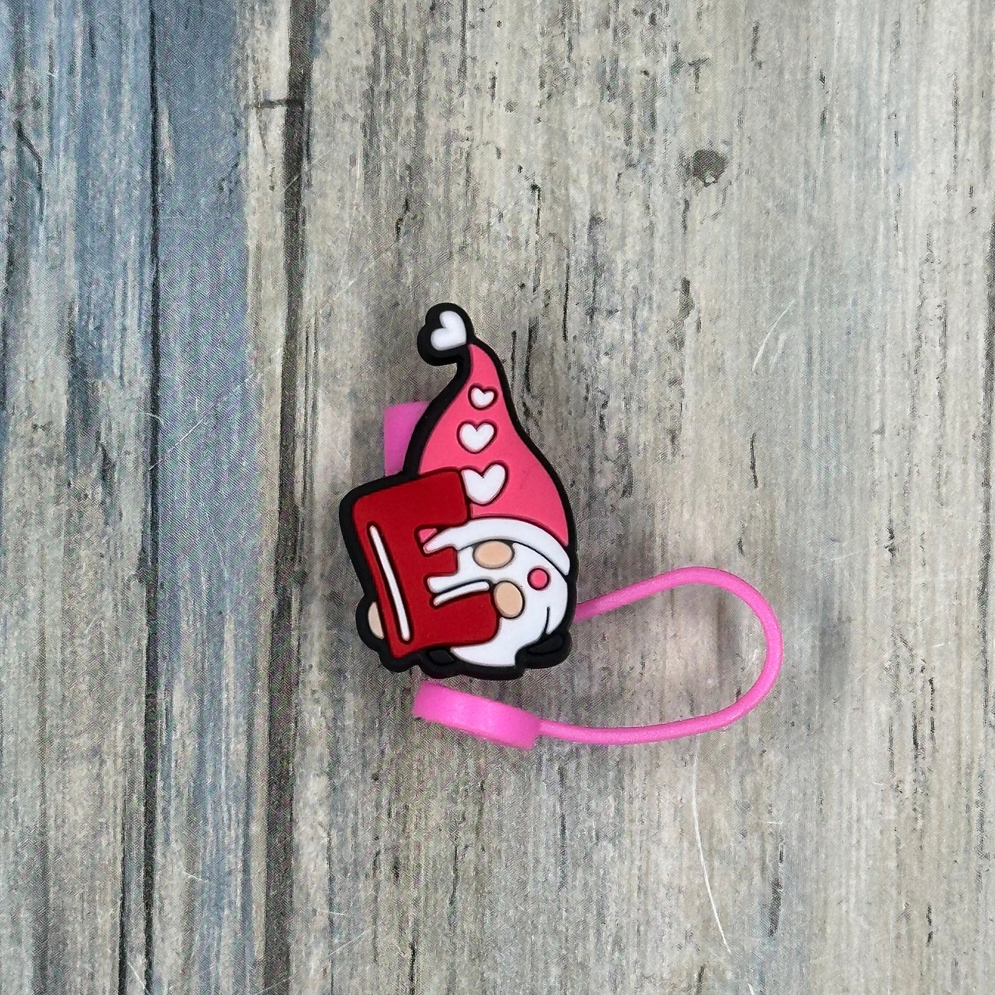 Valentine Gnomes and Valentine Straw Toppers