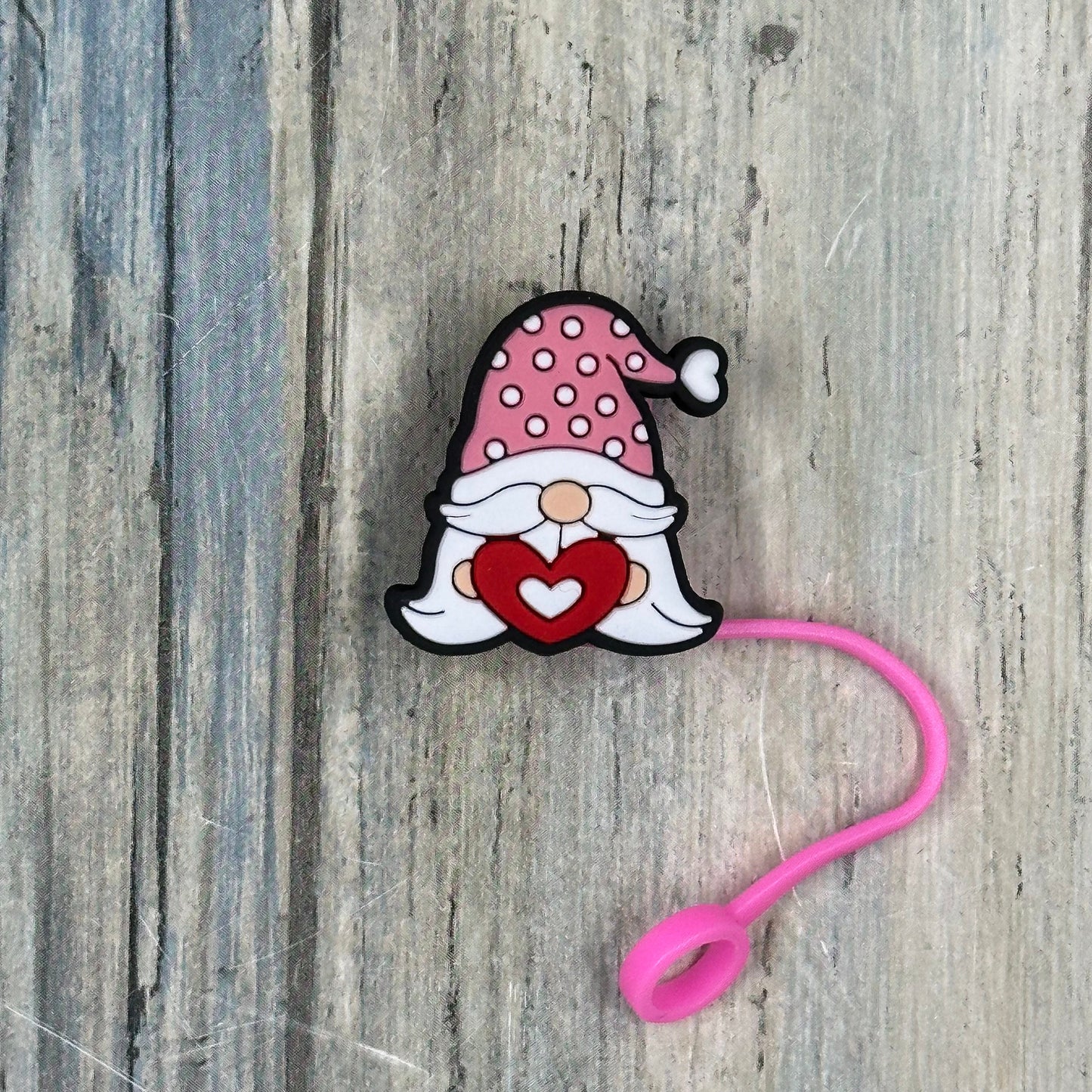 Valentine Gnomes and Valentine Straw Toppers