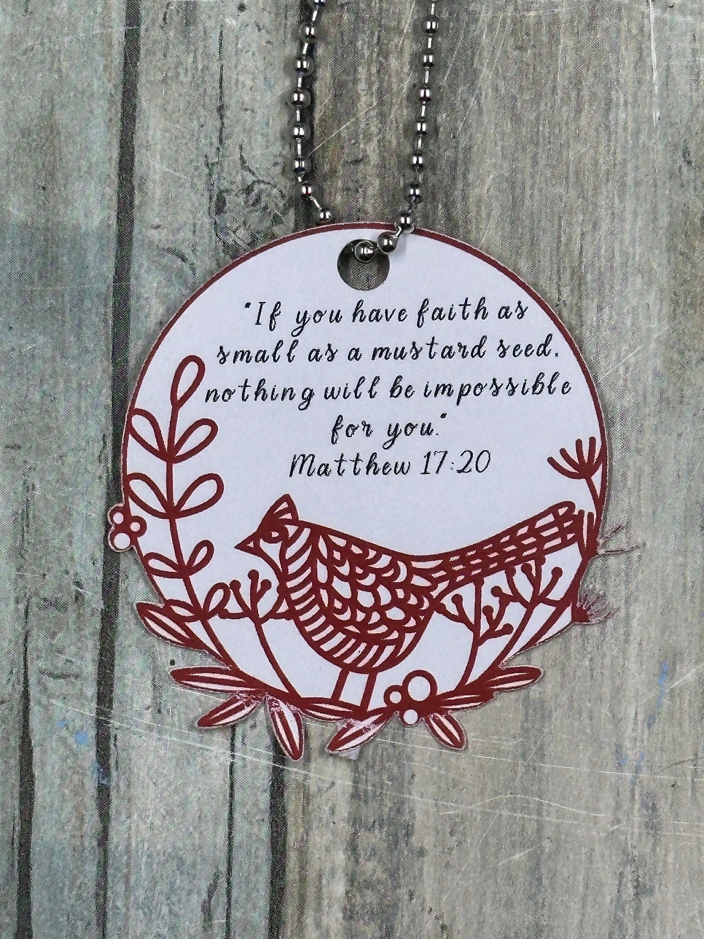 Mustard Seed Faith Keychains
