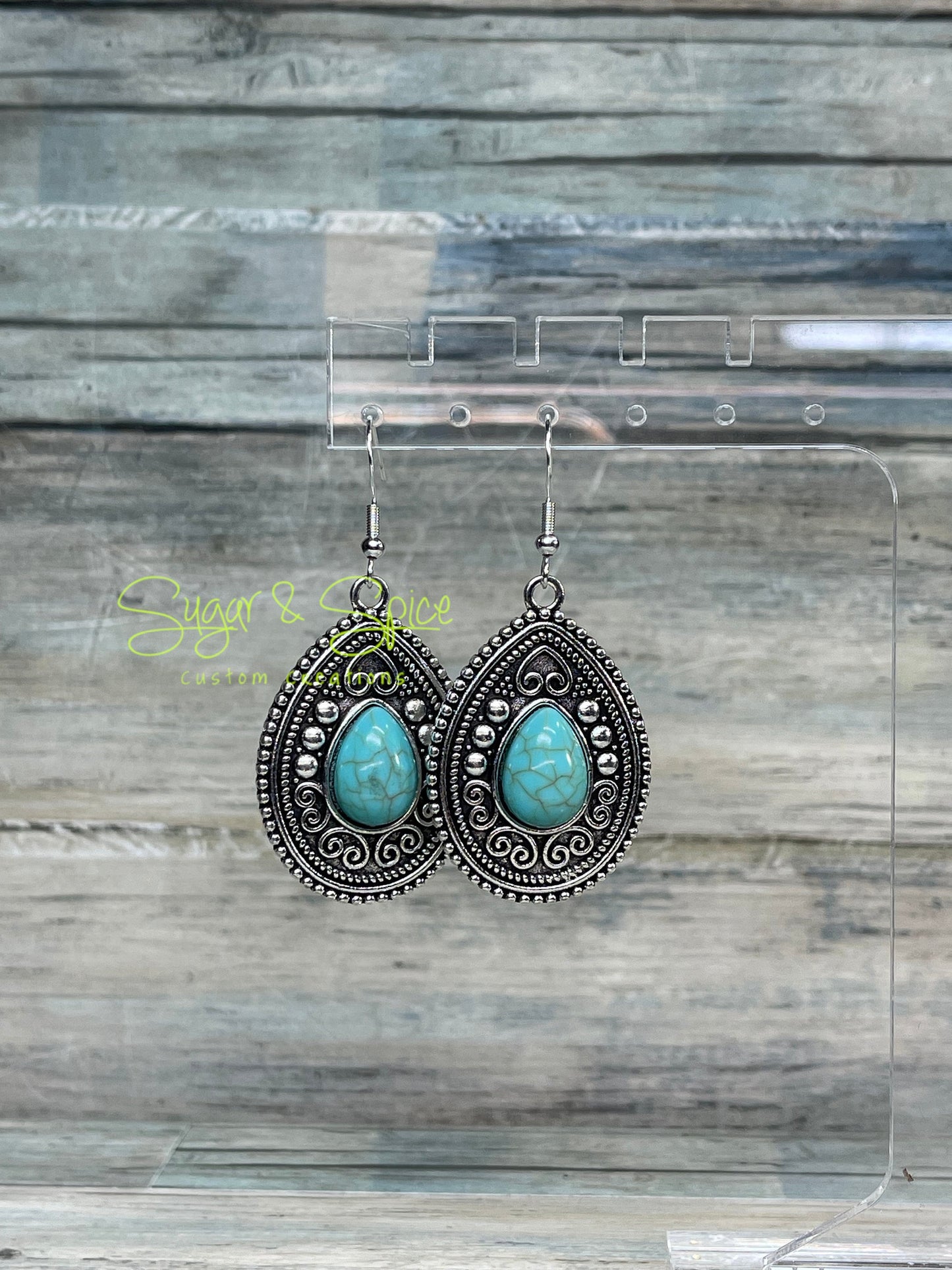 Various Turquoise and Western Dangle Earrings