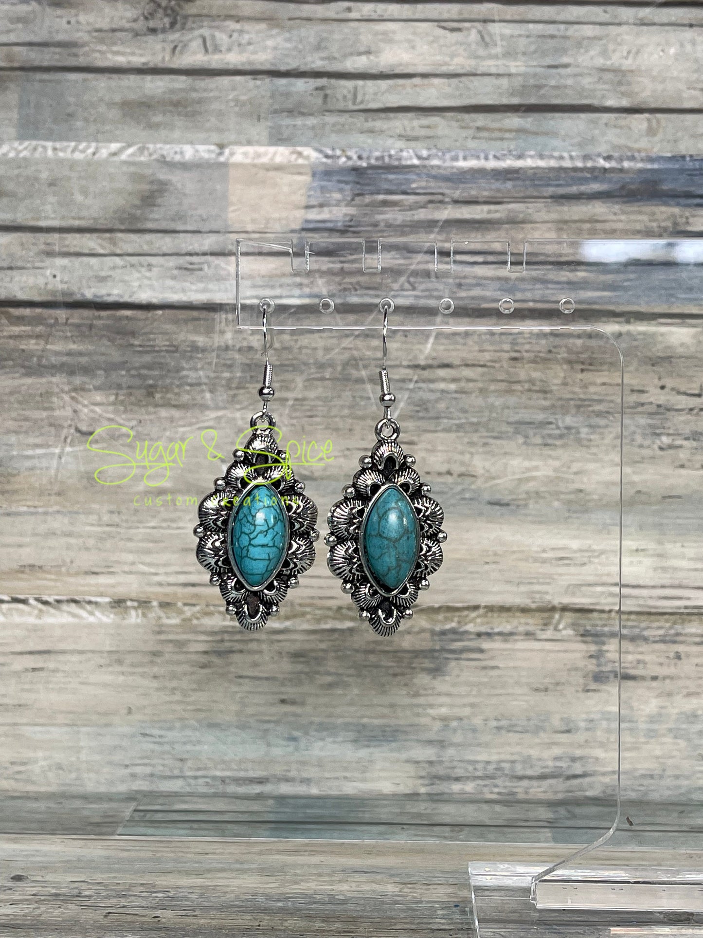 Various Turquoise and Western Dangle Earrings