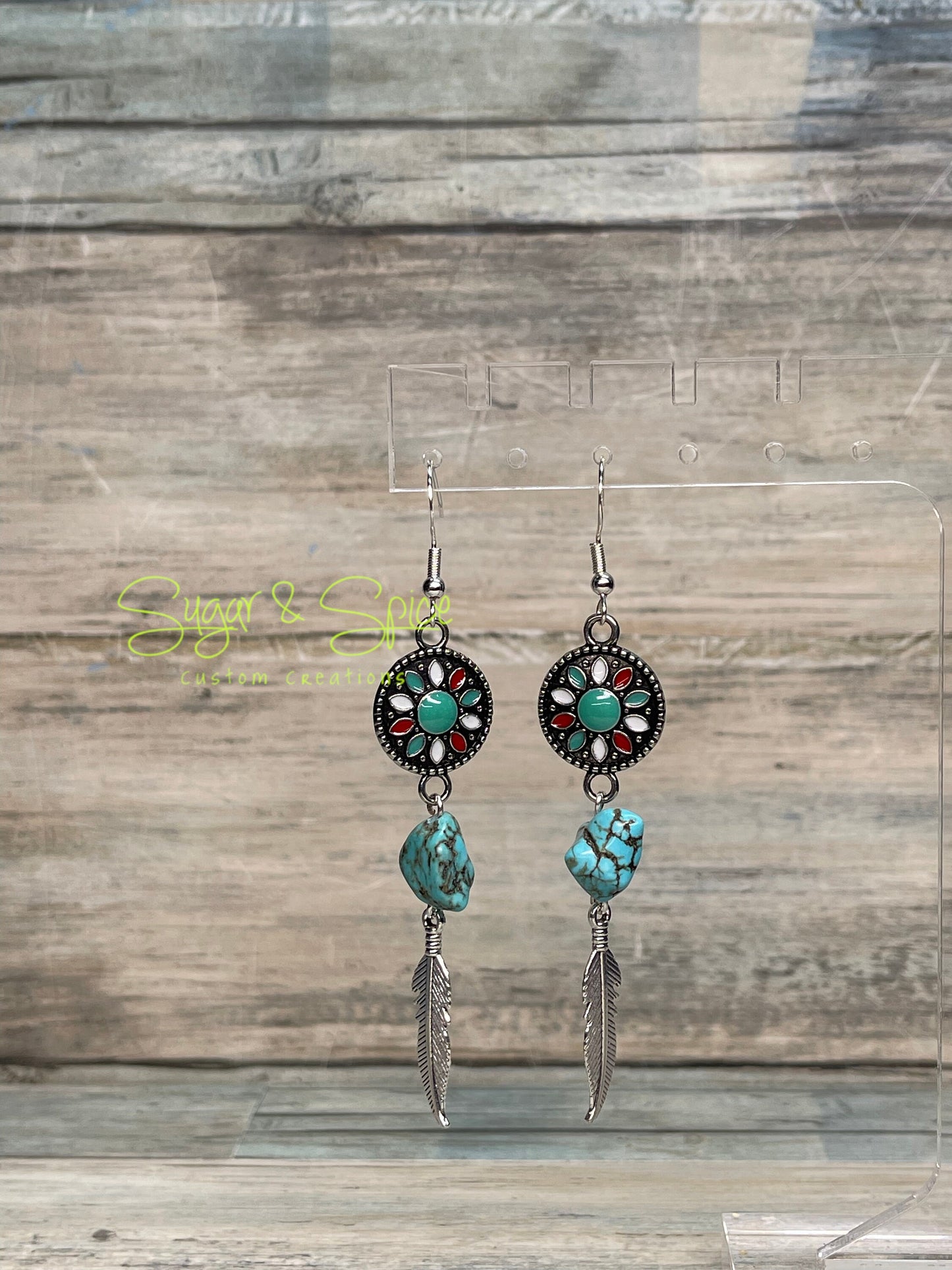 Various Turquoise and Western Dangle Earrings