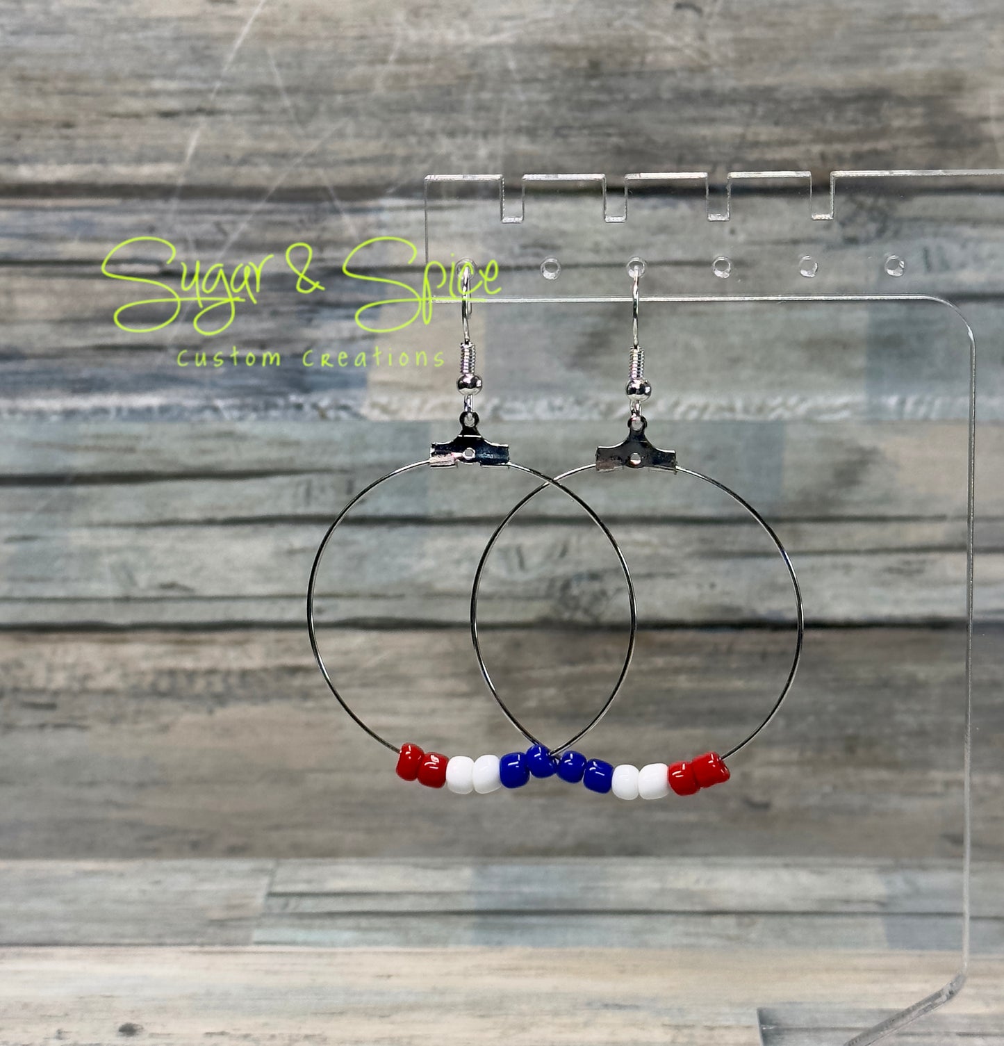 Small Freedom Hoop Earrings