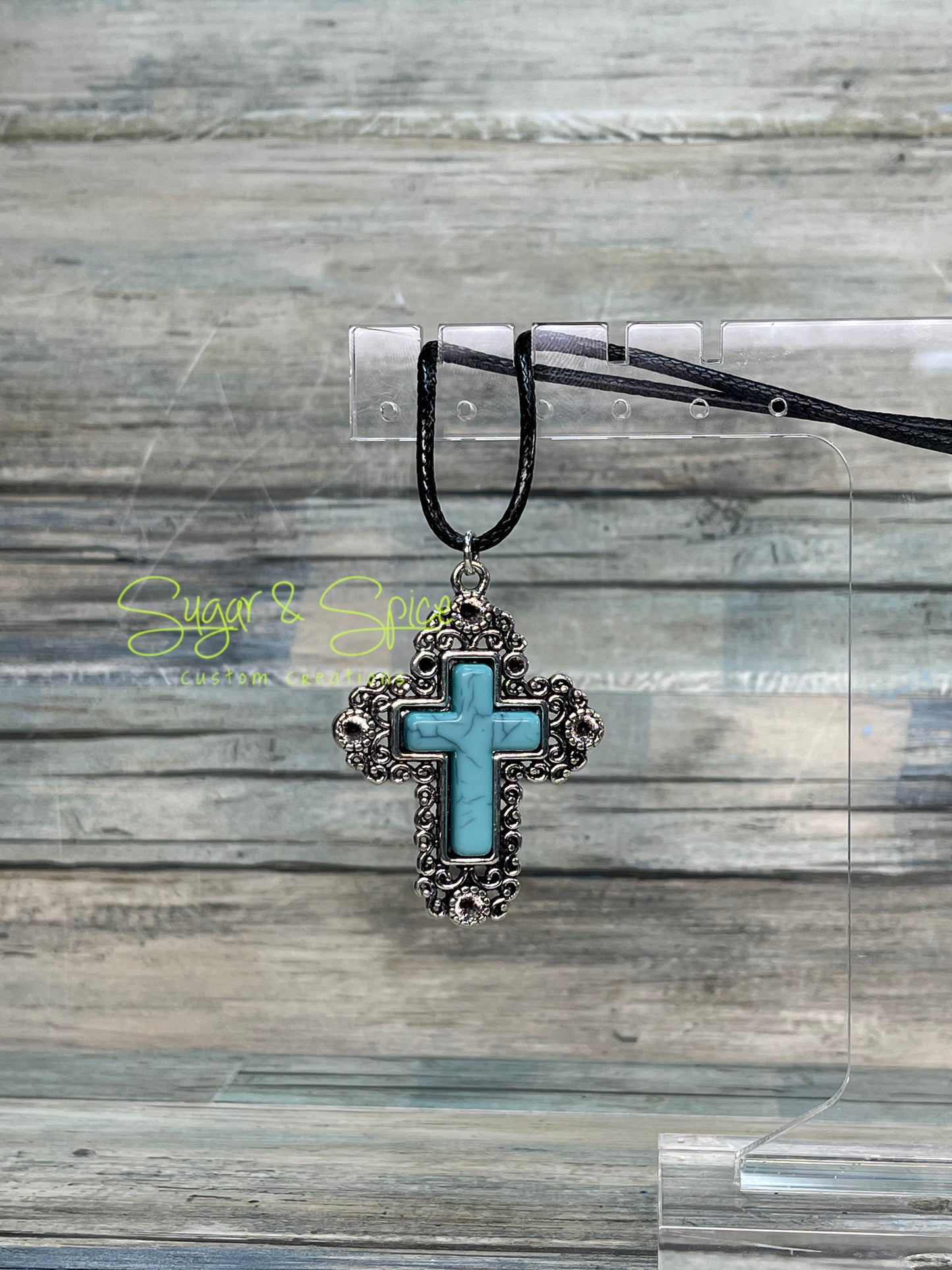 Turquoise Cross Necklaces