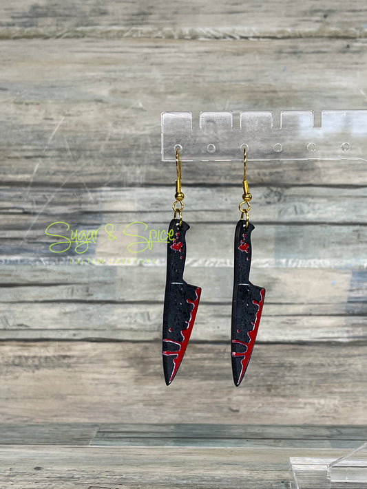 Knives of Halloween Earrings