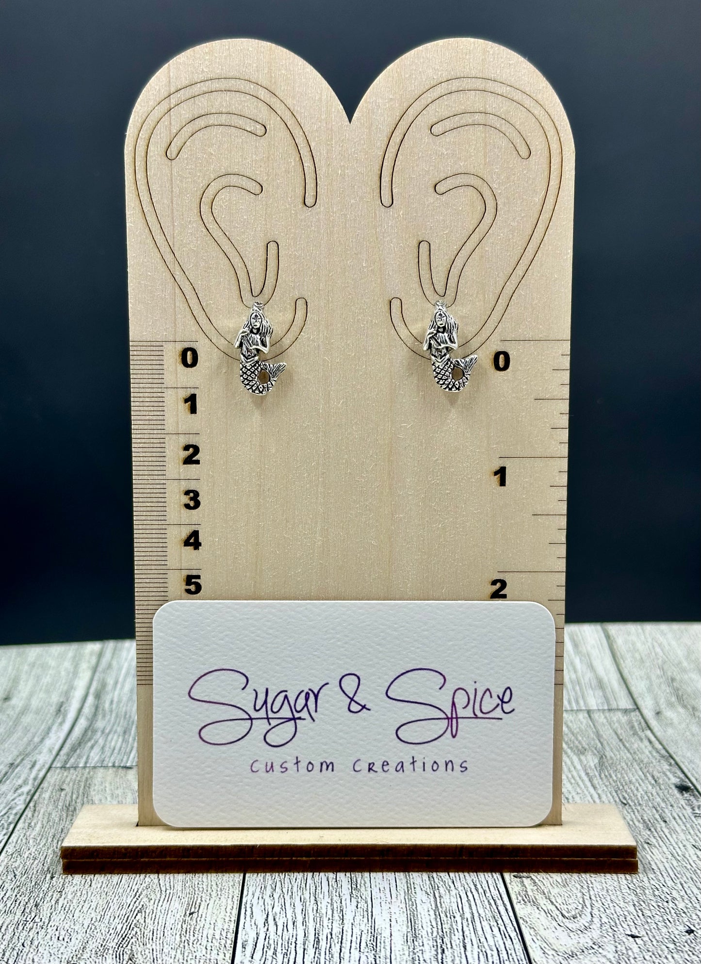 Antique Silver Stud Earrings