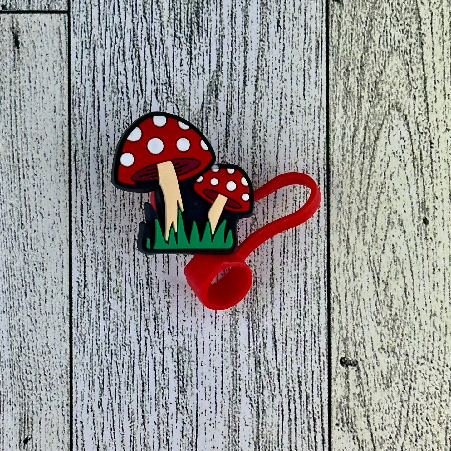 Fun Mushroom Straw Toppers