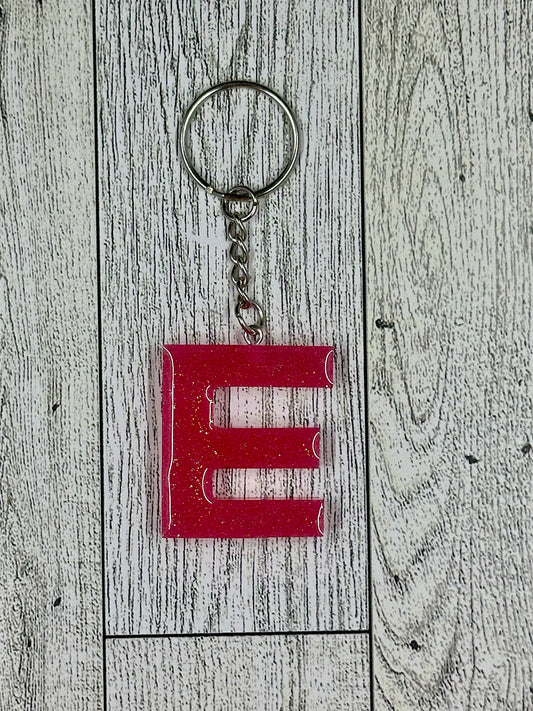 Resin Letter Keychains