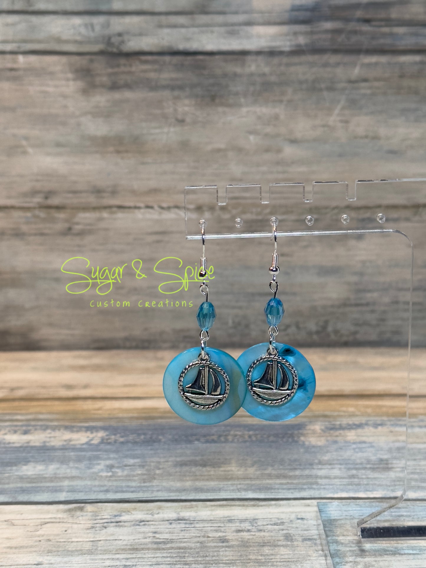 Ocean inspired earrings