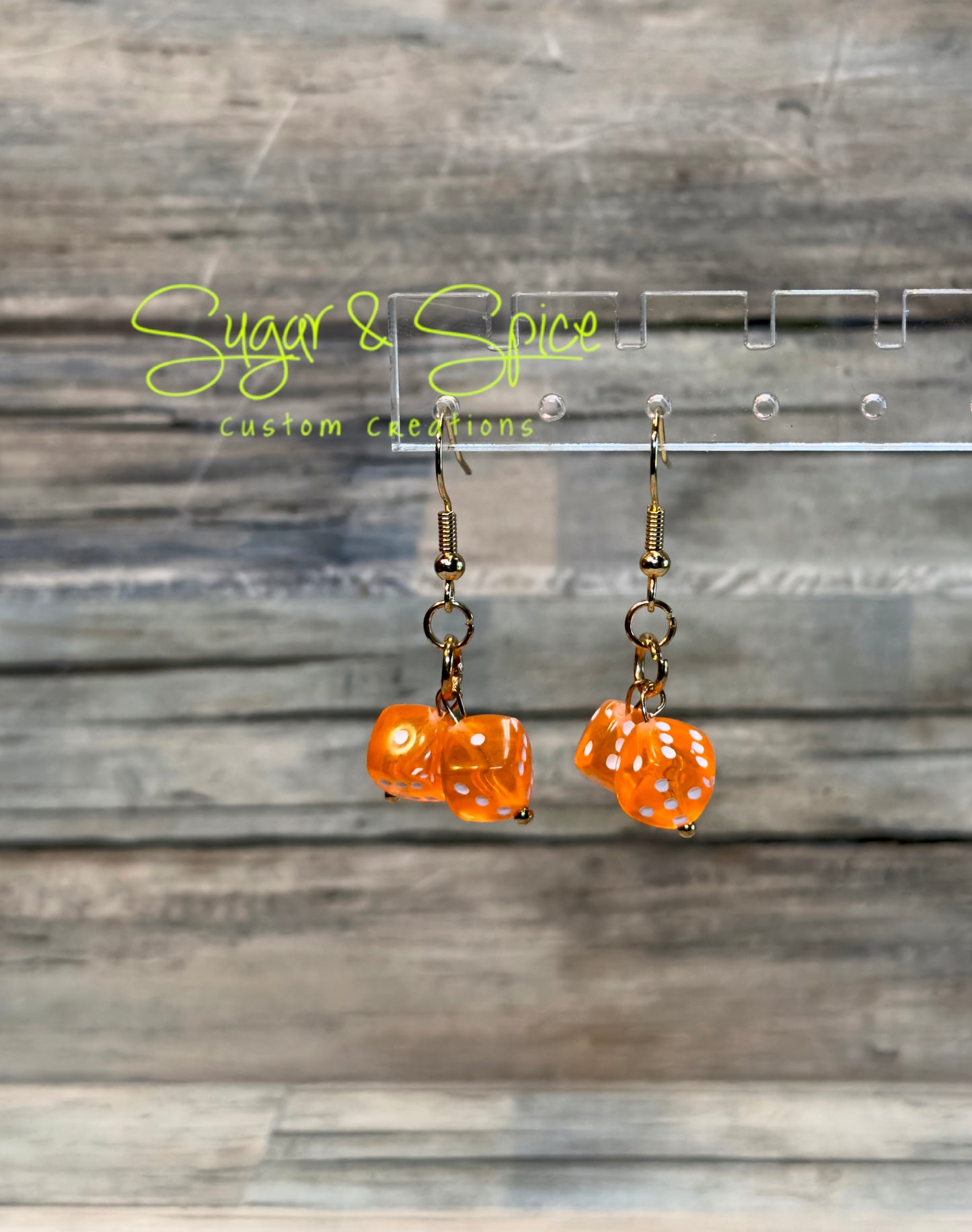 Mini Dice Earrings