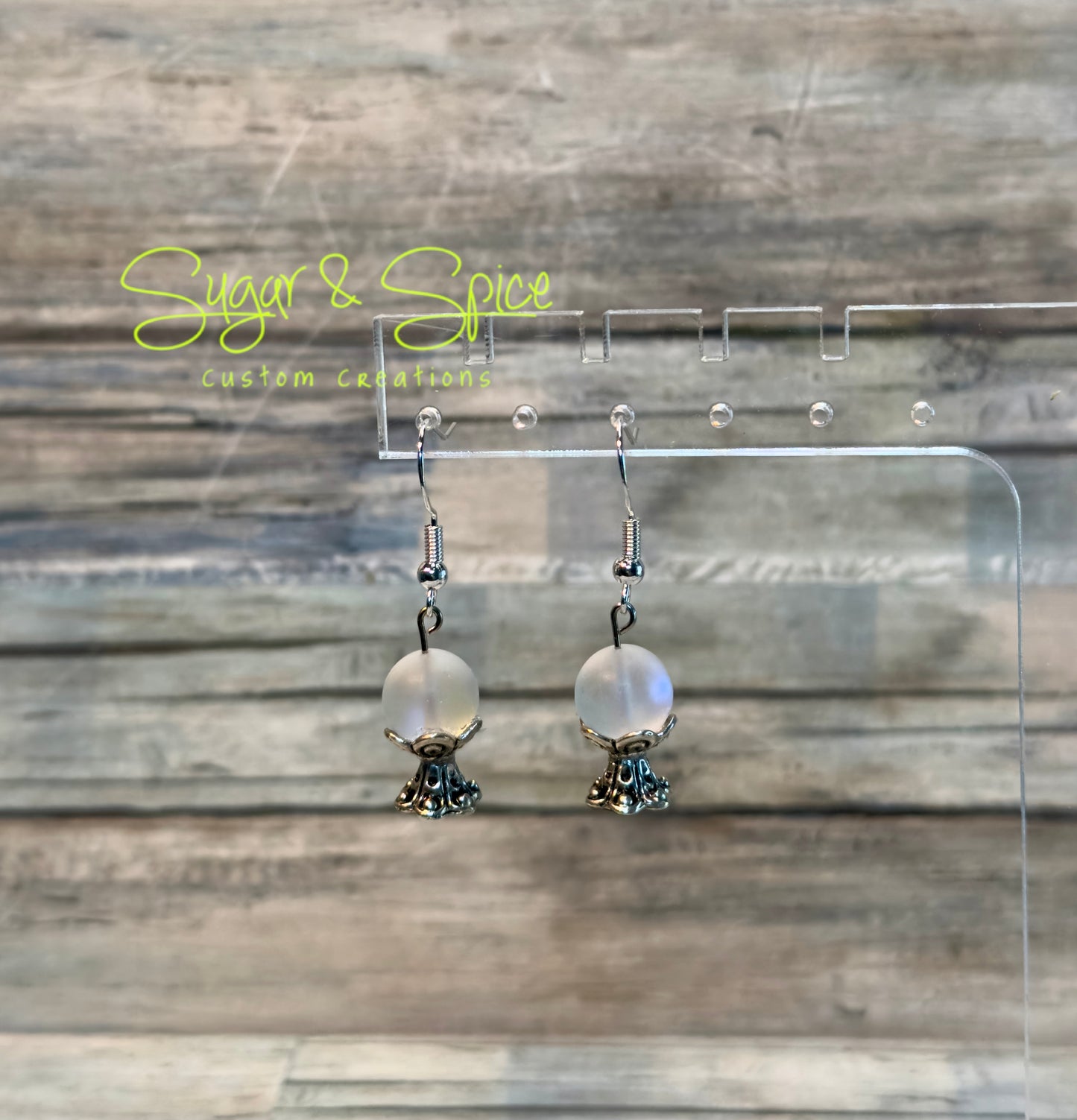 Crystal Ball Earrings